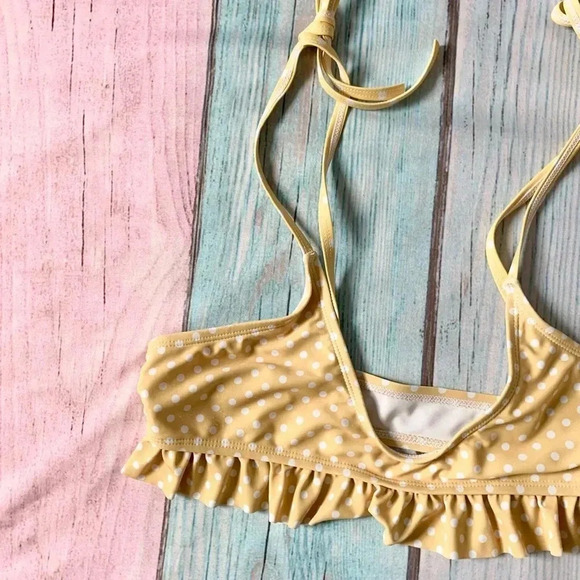 Zaful yellow white polka dot bikini - Picture 3 of 9